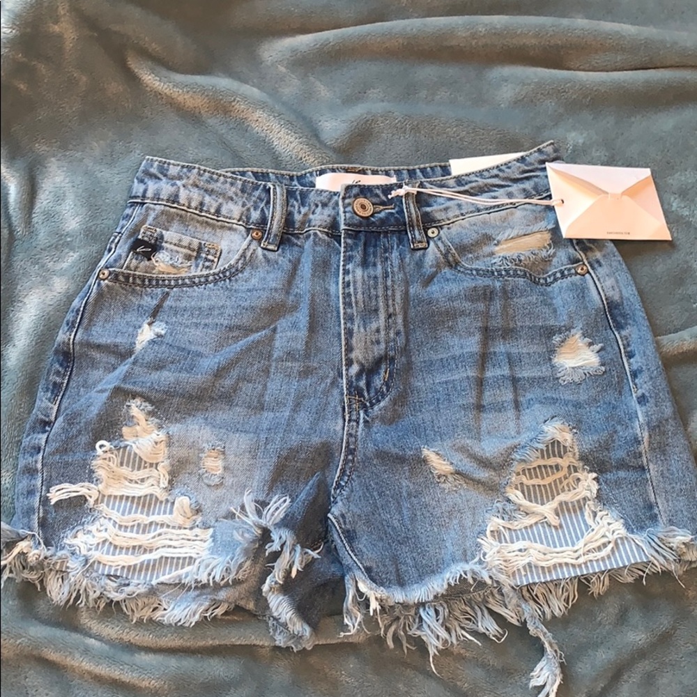 Jeaned shorts